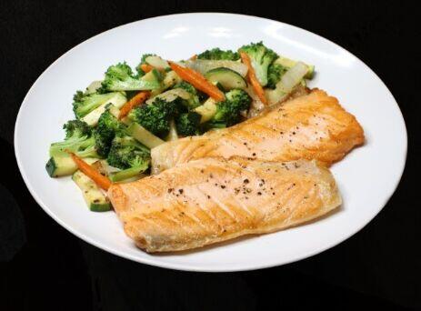Hibachi Salmon